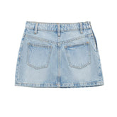 Pocket Denim Mini Skirt