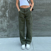 Streetest Lockere Jeans mit Farbtaschen