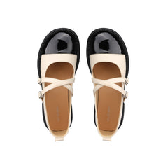 Women's Mary Jane Chunky Low-cut Temperament With