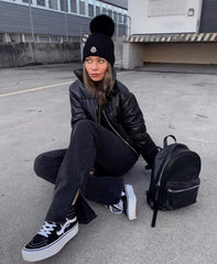 Lockere Retro-Jeans mit hoher Taille