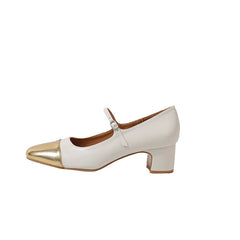 Talons épais classiques Mary Jane de haute qualité pour femmes