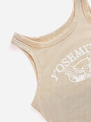 Casual cropped Print Short Chic Vest