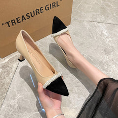 Women's Style Spring Chubby French Stiletto Large