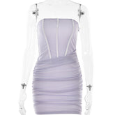 Tube Top off Neck Dressable Night Club Backless Hip