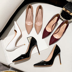 Women's Shallow Mouth Stiletto Spring Nude Pointed