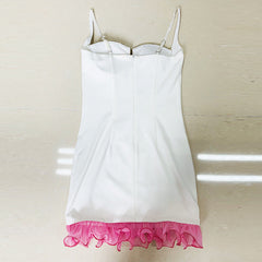 Star Wooden Ear Heavy Industry Beaded Strap Dress