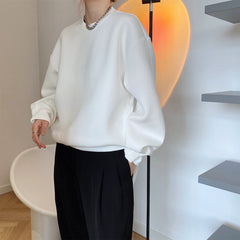 Modischer Pullover aus Memory-Baumwolle, dünn, locker, Idle Air Layer Top