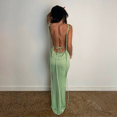 Ensemble haut tube à lacets et jupe plissée slim