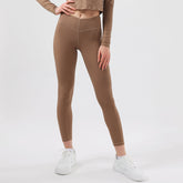 Thread Yoga Pants Hohe Taille Enge Kunststoff Hüfte Lifting Sport Fitness Pants Nackt Gefühl Hochelastische Radhose
