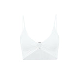 Gilet court à bretelles ajouré