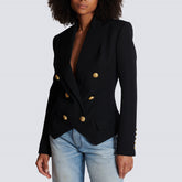 Vestes amincissantes à taille haute, petit blazer classique