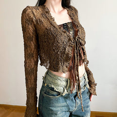 Exotic Ethnic Metal Vintage Ornament Burrs Tube Top Two Piece Waste Soil Slim Fit Inner Wear Vest Top