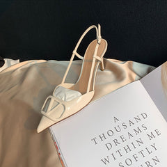 Escarpins à bout pointu et talons hauts pour femmes