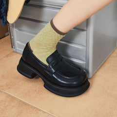 Comfortable Women's Thick Hot Preppy Mary