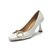 Patent Buckle French Lady Style