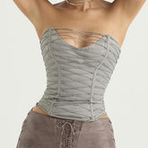 Haut court dos nu slim fit Sweet Spicy