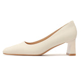 Attractive Women's Square Head Pumps Low