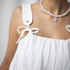 Lockeres, bequemes, atmungsaktives, dünnes Nachthemd mit Schultergurten, Schlafanzug, Homewear