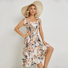 Camisole Strap Printing Dress
