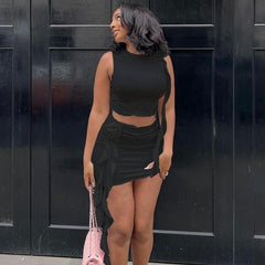 Misty Zweiteiliges Set mit kurzem Rock