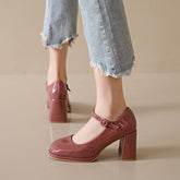 Women's High Pumps Spring Professional Red