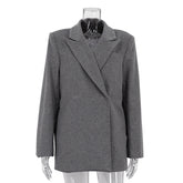 Woolen Overcoat Short Long Sleeve High Grade Thickened Woolen Coat
