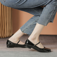 Women's Mouth Buckle Mary Jane Ballet Soft Bottom