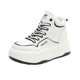 Women's Elevator Platform High Top White