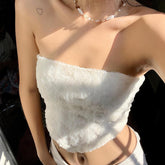 Passend dazu Slim Fit Cropped Tube Top Westentop