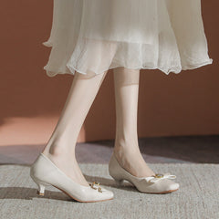 Female Summer French Style Temperament Gentle Heels