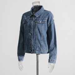 Sequ Tassel Jacket Loose All Matching Jeans Coat Top