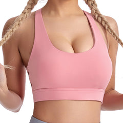 Gilet de sport antichoc, soutien-gorge push-up, sensation chair, sans anneau en acier, veste de yoga