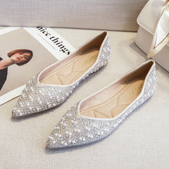 Women's Pumps Temperament Fairy Gentle Full Diamond