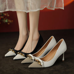 Trendy Comfortable Women's Classic Style Stiletto