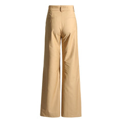 Belt Accessories Solid Color All Matching High Waist Slimming Draping Effect Casual Work Pant