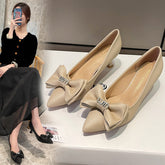 Trendy Damen Größe Französisch High Shallow Heels