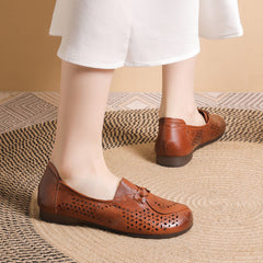 Sandales confortables et respirantes à semelle souple en tendon de bœuf