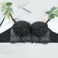 BH Plump Girls Dünne Push-Up-Unterwäsche Brust halten Verstellbarer Sport-BH