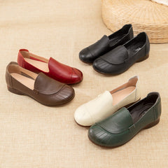 Ballerines plates rouges Leap Moon pour femmes