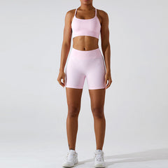 Seamless Yoga Quick Drying Sports Underwear Peach Hip Raise Yoga Shorts Workout Suit