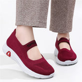 Chaussures de marche en tissu souple pour femmes
