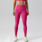 Nahtlose Yogahose mit hoher Taille und Hüftlift, Laufhose, Sportleggings, schnelltrocknend, Fitnesshose mit nacktem Gefühl, Oberbekleidung
