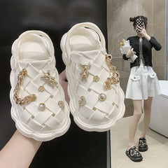 Bas épais pour femme, couleur unie