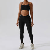 Beauty Back Yoga Outer Wear Pilates Running Fitness Exercise Yoga Suit