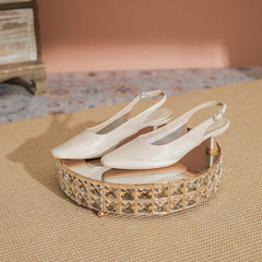 Women's Square Toe Stiletto High Pumps Cap