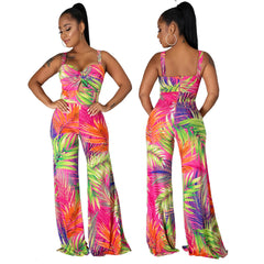 V Neck Strap Jumpsuit