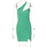 Robe fourreau fendue dos nu