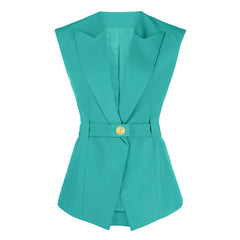 Sleeveless Slim Fit Office Business Vest