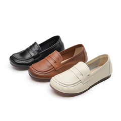 Escarpins à bout rond et semelle souple pour femmes