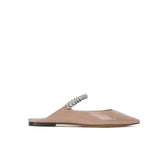 Women's Flat Summer Rhinestones Strap Shallow Mouth